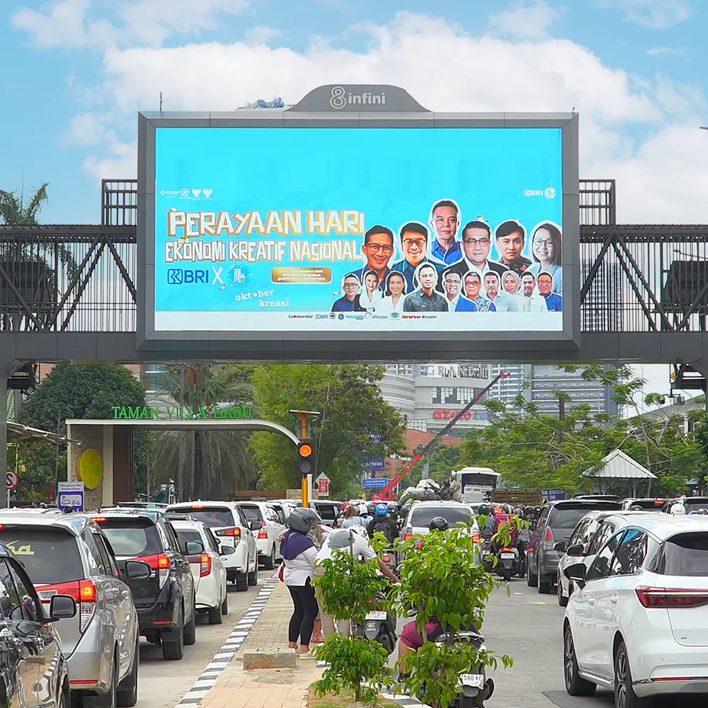 LED Videotron JPO Metropolitan Mall Bekasi, Bekasi – 8infiniooh
